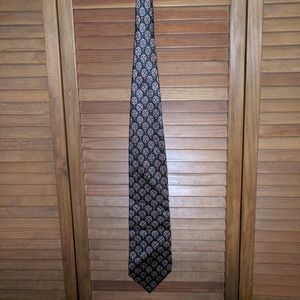 Valentino Tie Blue and Red Printed